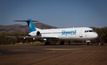 A Skywest Airlines plane, used to convey workers to Rio Tinto Group's West Angelas iron ore mine in the Pilbara