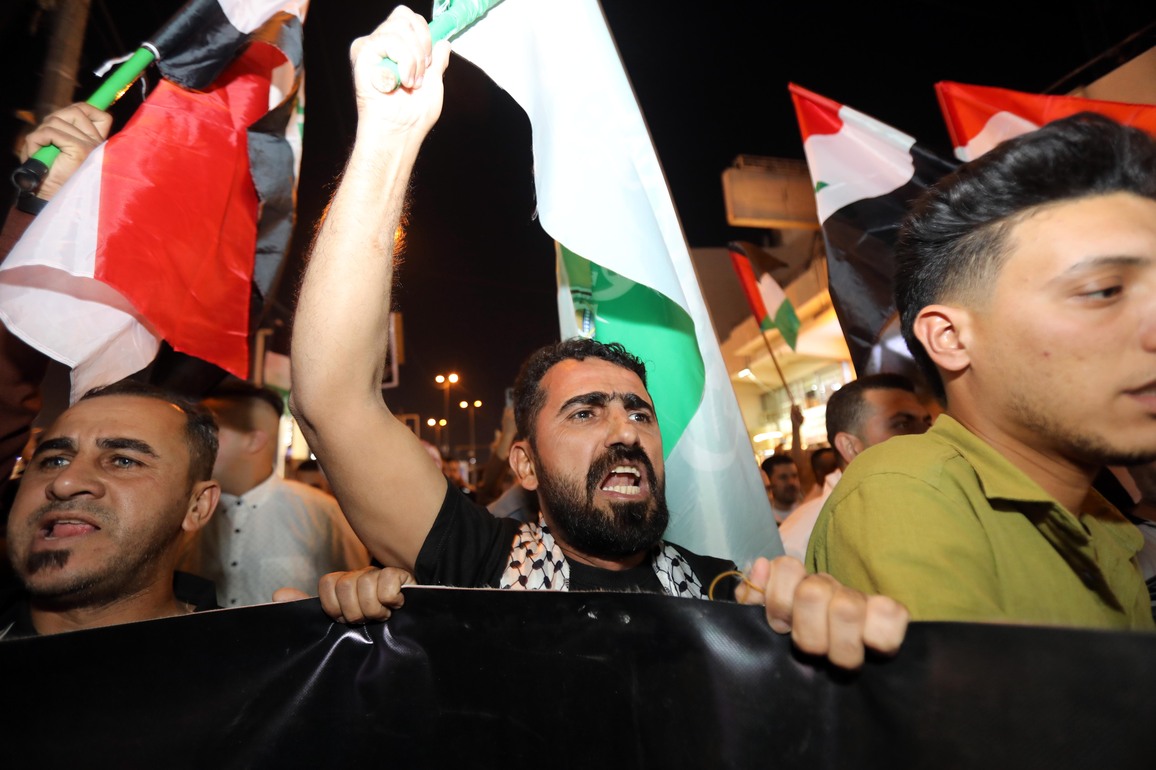 IRAQ-BAGHDAD-PALESTINE-RALLY