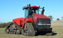 Quadtrac 600 flies the Case IH flag