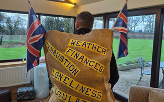 Farmer embarks on solo, 142-mile trek to highlight farmers' mental health