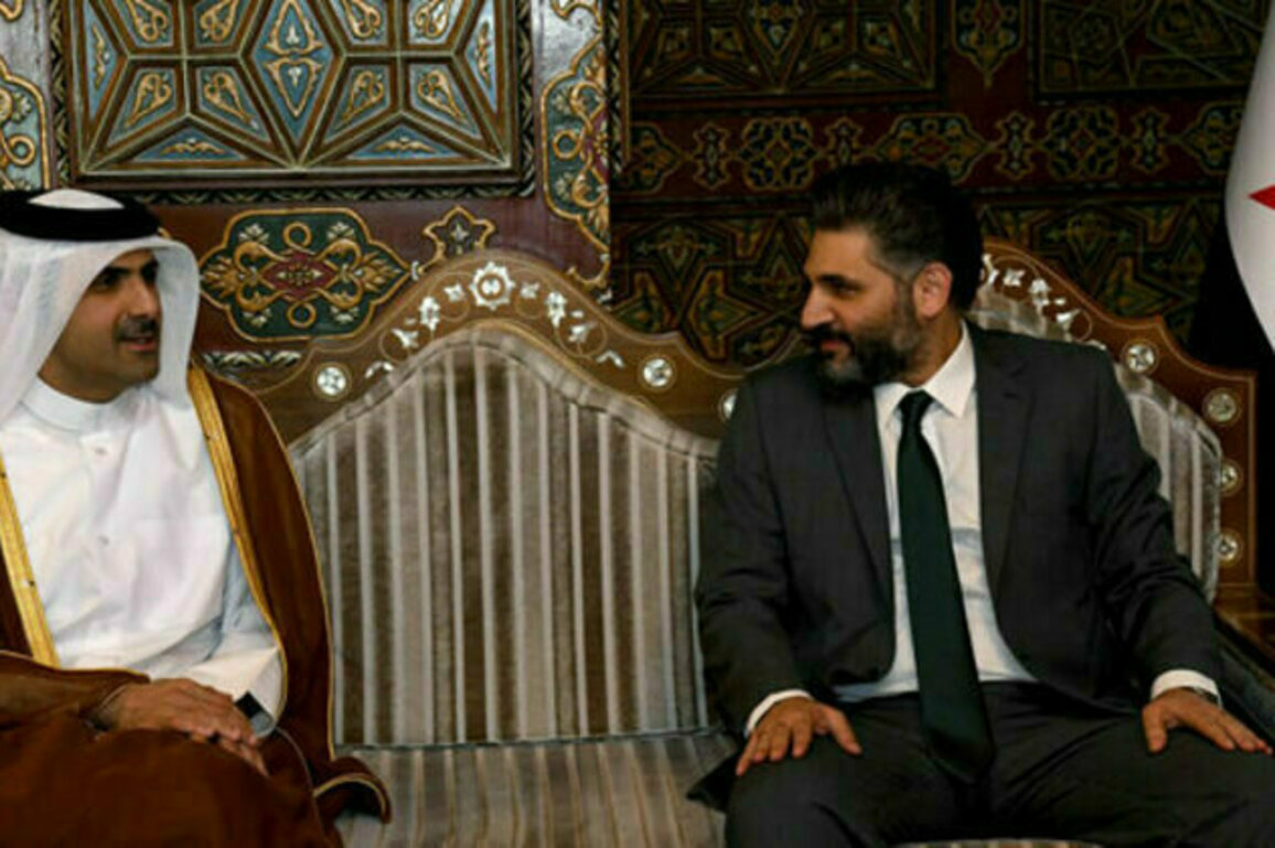 Qatari Foreign Minister arrives in Damascus on an official visit
