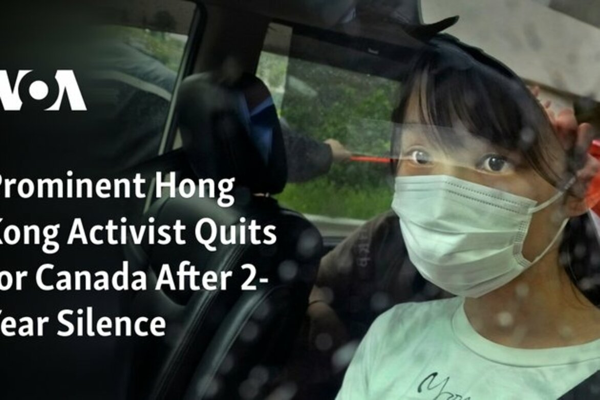 Hong Kong Democracy Activist Agnes Chow to Stay in Canada