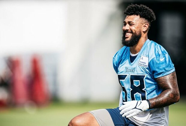 Harold Landry &quot;Ecstatic&quot; to Be Back on the Field for Titans