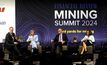Left to right: AFR's Peter Ker, Lynas CEO Amanda Lacaze, Iluka Resources managing director Tom O'Leary, Minerals Council CEO Tania Constable. Credit: Financial Review Mining Summit 2024