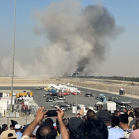 (SpotNews) UAE-DUBAI-DUBAI AIRSHOW-AIRCRAFT CRASH
