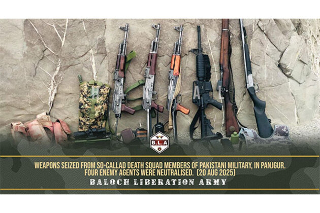 BLA fighters kill four Pakistani soldiers in Panjgur raid