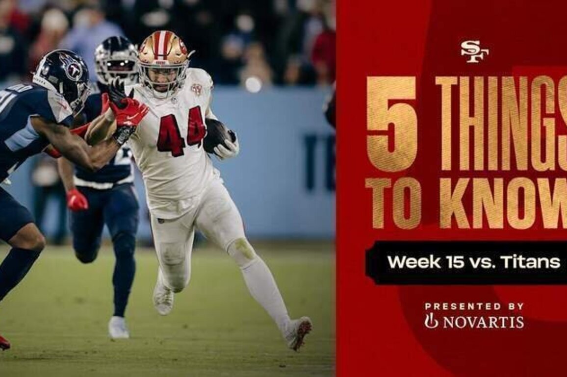 5 Things to Know: 49ers Week 15 Contest vs. Tennessee Titans