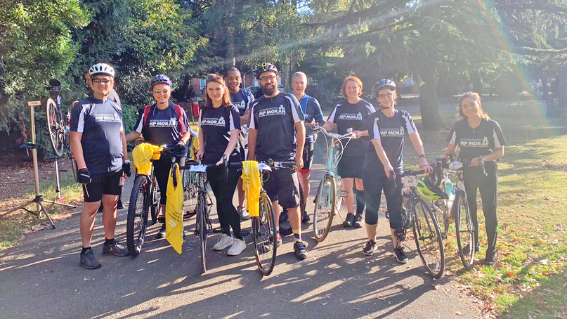 MP Moran rides against Gaucher's disease