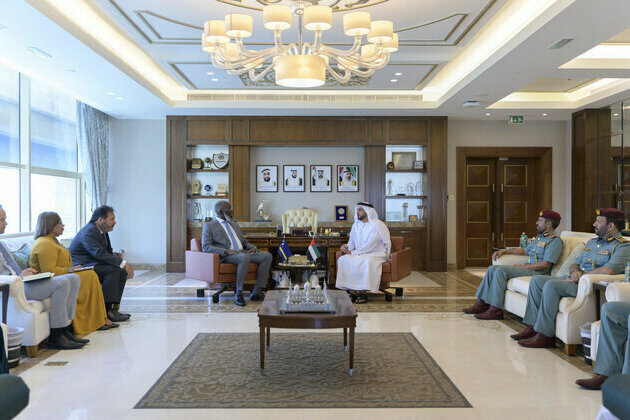Saif bin Zayed receives Curacao PM