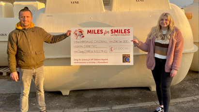 Sooey raises £20,000 for UK children's hospital charities