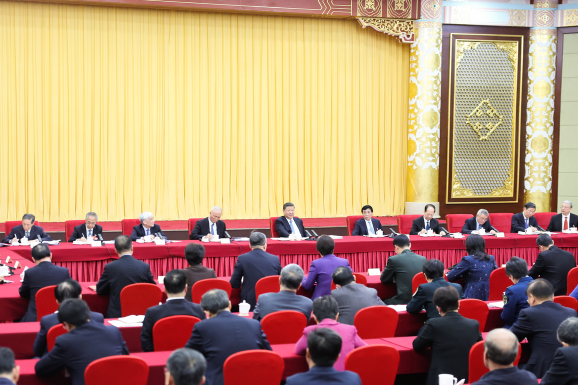 (TWO SESSIONS) CHINA-BEIJING-XI JINPING-CPPCC-JOINT GROUP MEETING (CN)