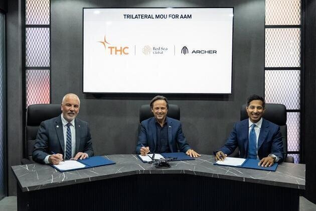 Dubai Airshow witnesses tripartite agreement to launch eVTOL air mobility in Saudi Arabia