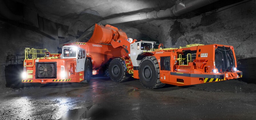 Some of Sandvik's underground offerings.