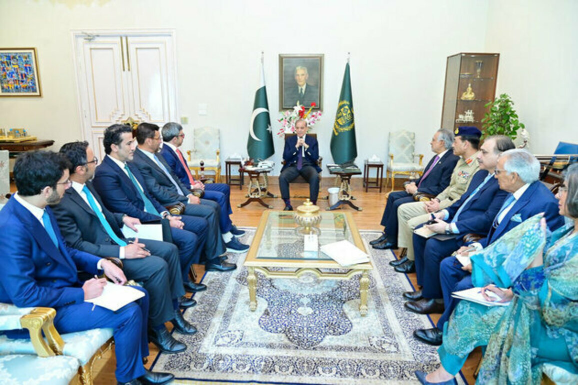 Abdullah bin Zayed meets Pakistan's Prime Minister in Islamabad