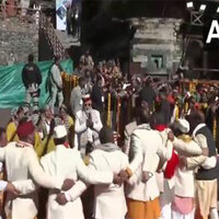Uttarakhand: PM Modi joins local artists as they perform folk dance in Mukhwa