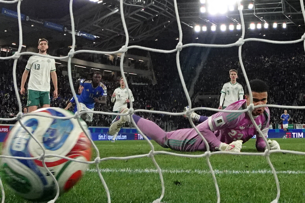 (SP)ITALY-BERGAMO-FOOTBALL-FIFA WORLD CUP EUROPEAN QUALIFIERS-PLAYOFFS-SEMIFINALS-ITALY VS NORTHERN IRELAND