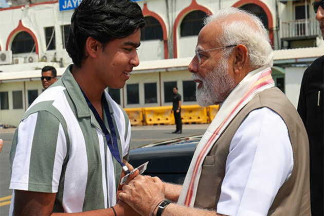 PM Modi meets 14-year-old cricket sensation Vaibhav Suryavanshi at Patna Airport