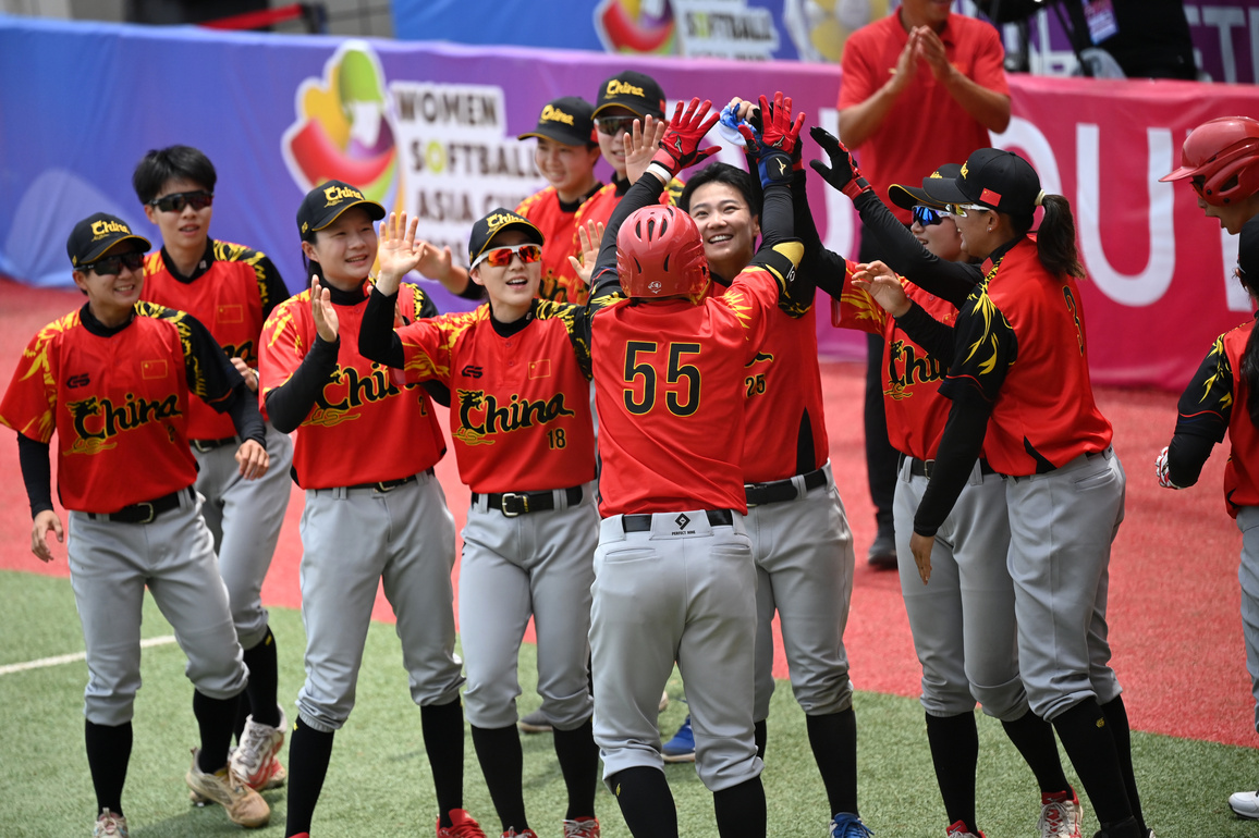 (SP)CHINA-XI'AN-SOFTBALL-WOMEN ASIA CUP 2025-CHINA VS CHINESE TAIPEI(CN)