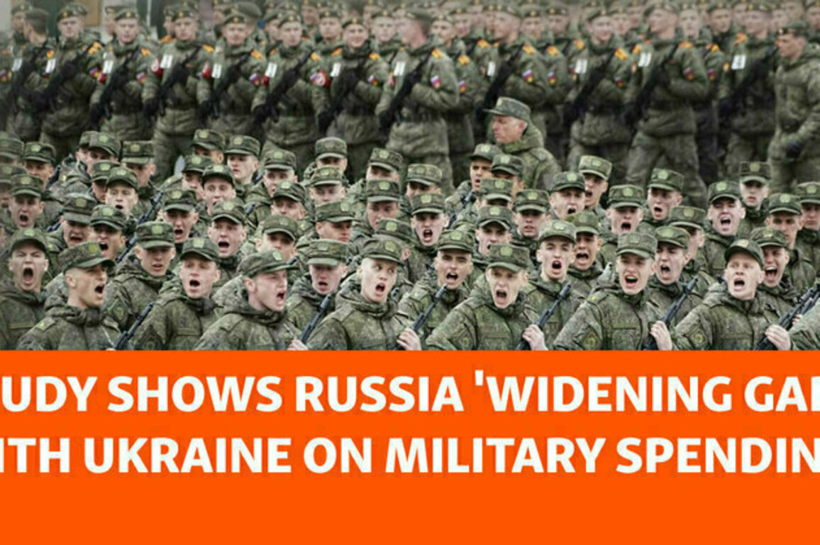 Study Shows Russia 'Widening Gap' With Ukraine On Military Spending
