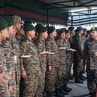 Army Chief General Upendra Dwivedi visits India Army's Varja Corps on Western front