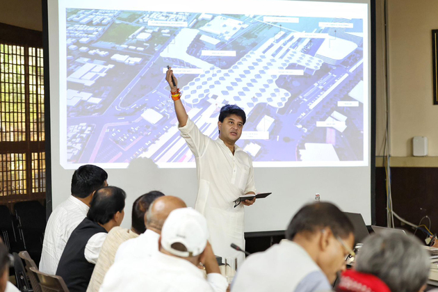 Union Minister Scindia reviews development works in Gwalior