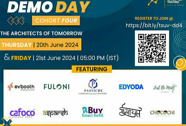 Startup Incubator The StepUp Ventures (TSUV) Announces Cohort 4 Demo Day on 20-21 June, 2024