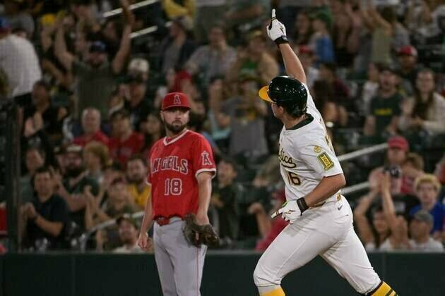 Athletics aim to flex muscles again in rematch vs. Angels