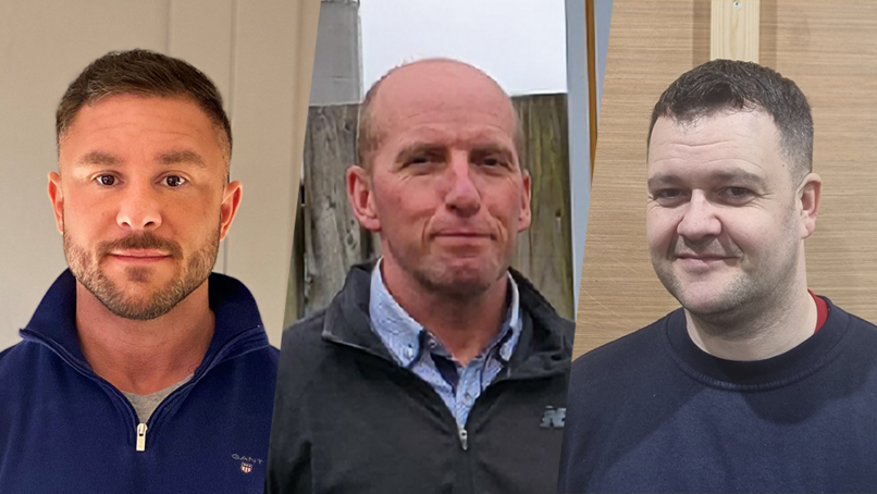 Rhys Wilkins, Steve Evans, and Steve Thomas