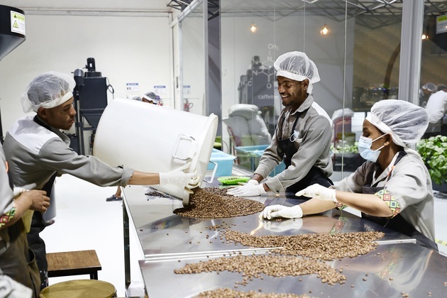 ETHIOPIA-ADDIS ABABA-COFFEE INDUSTRY