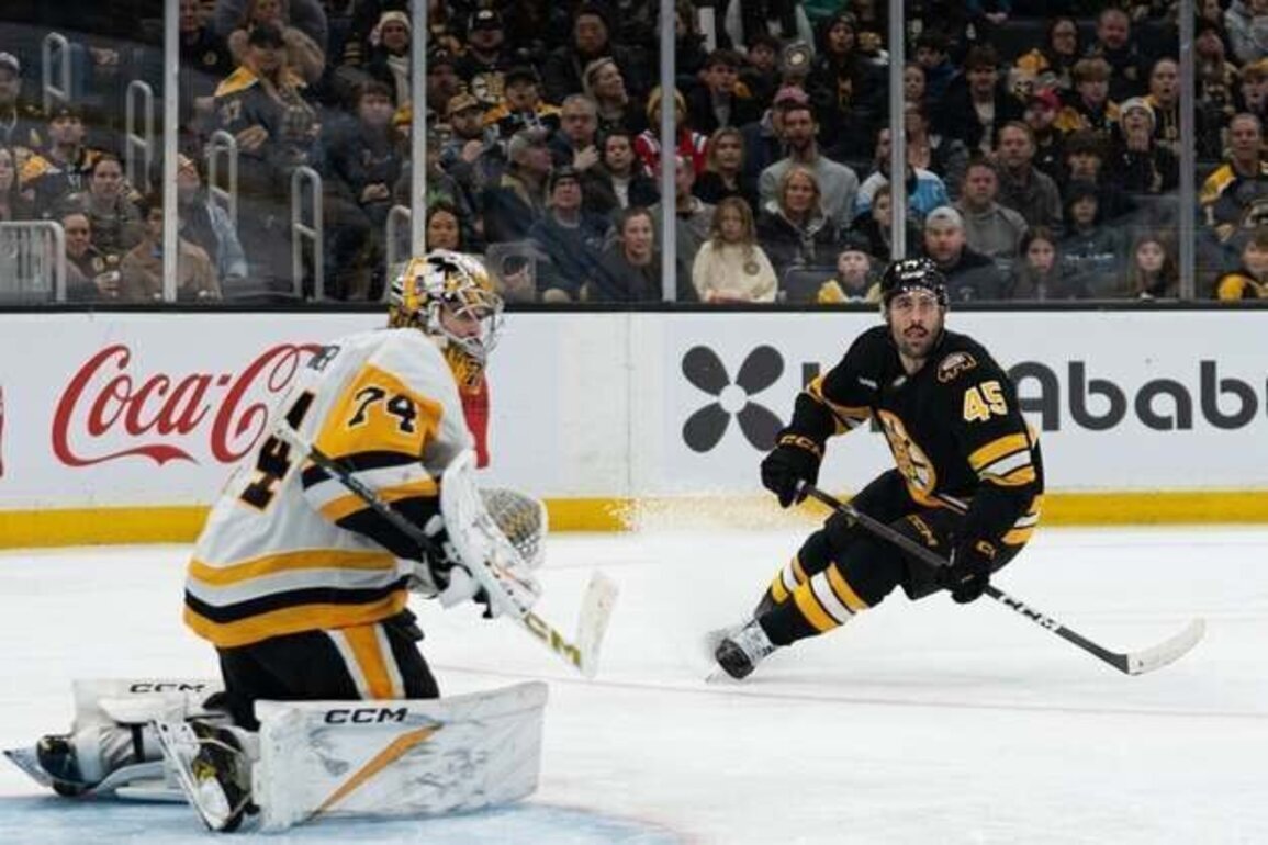 Gold medalist Jeremy Swayman shines in net as Bruins nip Penguins
