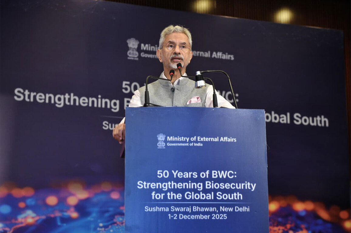 EAM highlights India's commitment to full Biological Weapons Convention implementation at 50th BWC conference