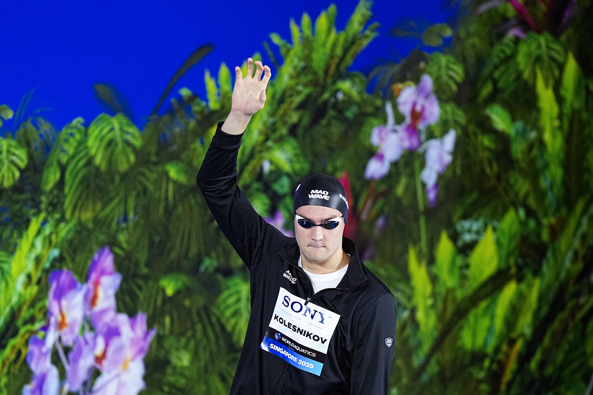 (SP)SINGAPORE-WORLD AQUATICS CHAMPIONSHIPS-SWIMMING-MEN'S 50M BACKSTOKE