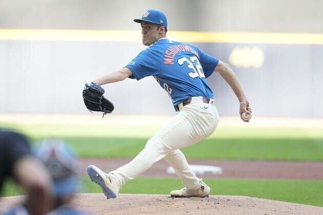 Brewers' Jacob Misiorowski dominates Phillies in 15-K one-hitter