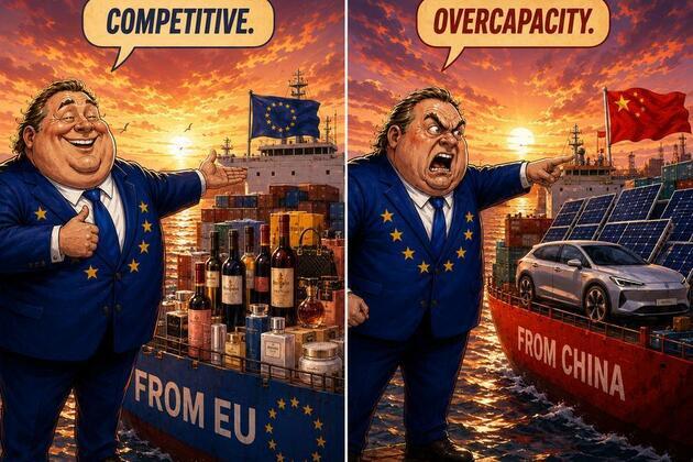 Opinion: Competitiveness or overcapacity? -- EU's double standard