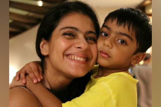 Kajol's "proud mommy" moment as her son Yug serves bhog during Durga Puja, watch video