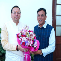 Uttarakhand CM Dhami meets Union Minister Mandaviya, discuss key proposals for state's sports development
