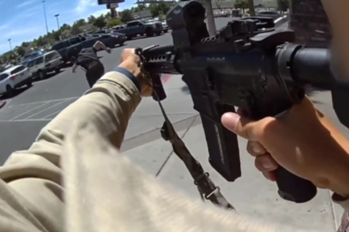 Video- Las Vegas police kill gunman after 24 shots at gym