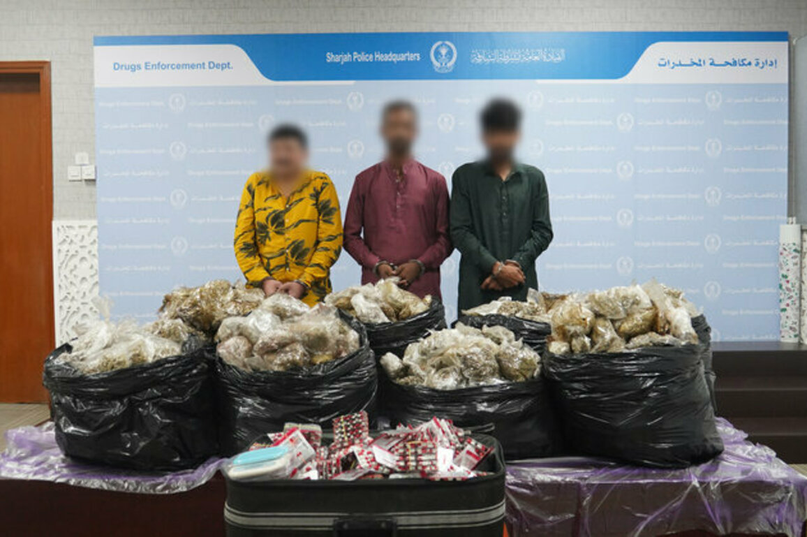MoI pursues international links of drug gang dismantled by Sharjah Police