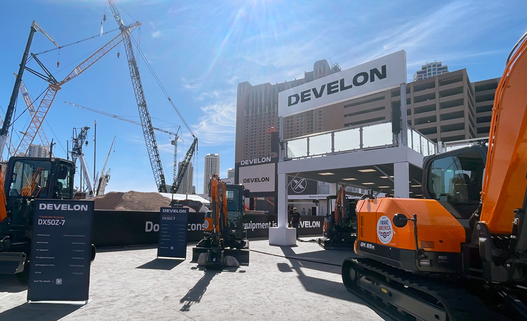 Develon will be offering a hands-on experience during CONExpo