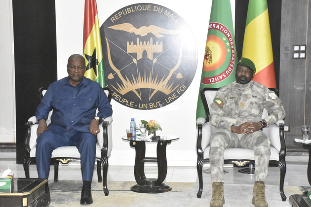 MALI-BAMAKO-GHANAIAN PRESIDENT-MALIAN PRESIDENT-MEETING