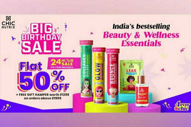 Beauty nutrition deals you should not miss - 50 per cent Flash Sale by Chicnutrix: Sitewide from 8th May