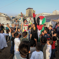 MIDEAST-GAZA CITY-EID AL-ADHA-DISPLACED CHILDREN