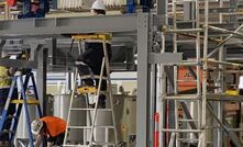 Construction works at PSG demonstration facility in Adelaide.