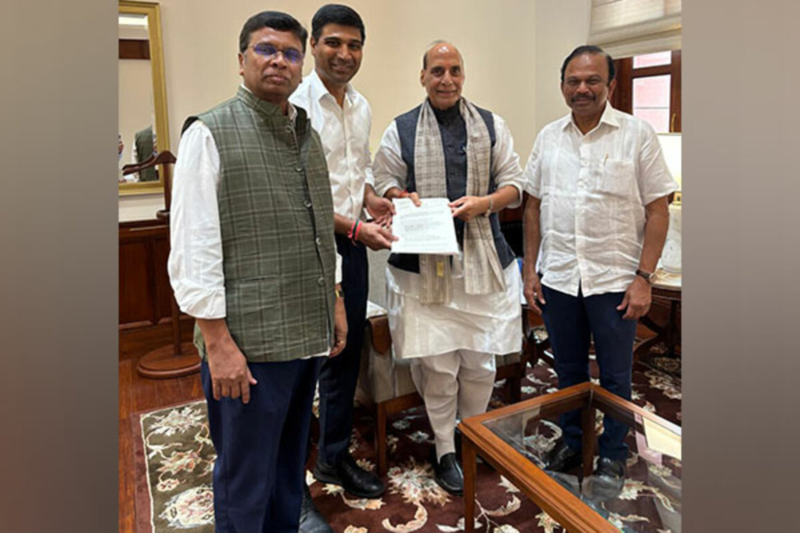 Andhra CM Naidu's defence push gains momentum: TDP MPs meet Rajnath Singh, submit strategic proposals