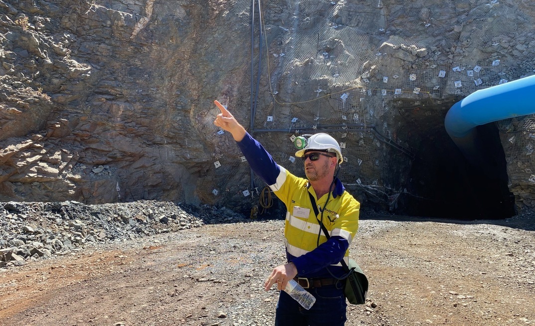 Steve Parsons at the Bellevue mine back in the day
