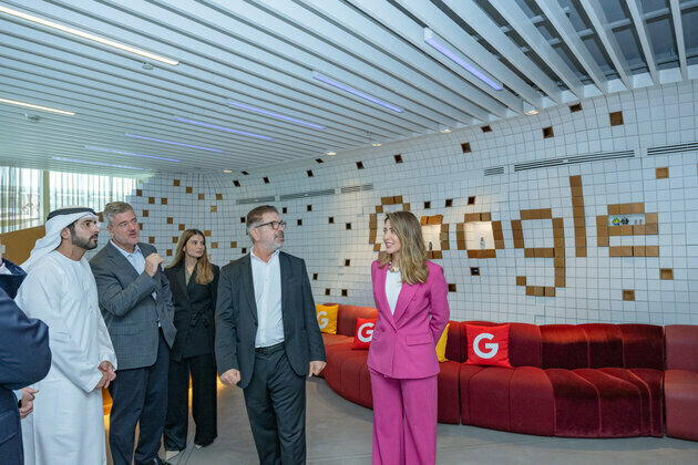 Hamdan bin Mohammed highlights UAE's focus on technology as development enabler during visit to Google's Dubai offices
