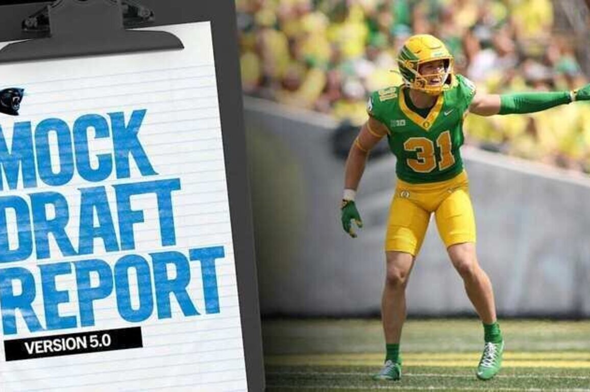 Carolina Panthers 2026 Mock Draft Report, version 5.0