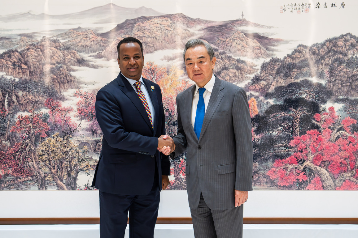 CHINA-HUNAN-CHANGSHA-WANG YI-SOMALIA-FM-MEETING (CN)