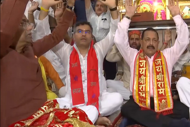 Jitendra Singh, Parvesh Verma offer prayers at Hanuman Temple as PM Modi becomes longest-serving elected PM