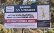 Bardoc falls after deferring gold development